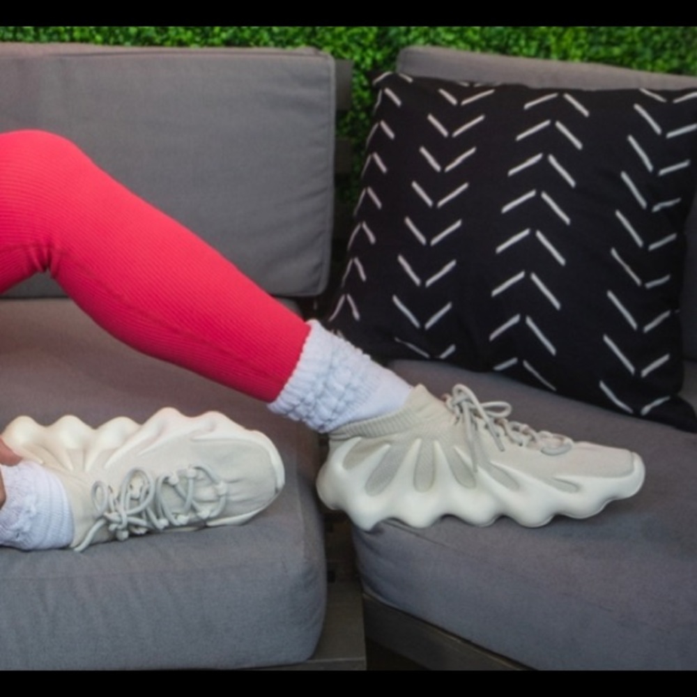 Yeezy x adidas 450 'Cloud White' Low Top Sneakers